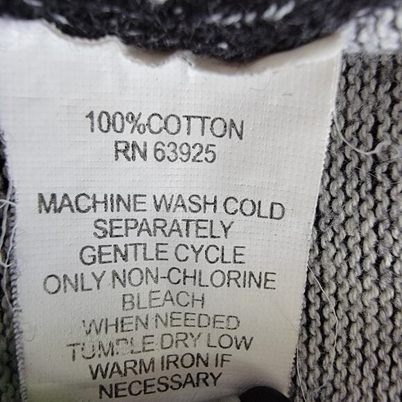 BKE Y2K Black Sweater Mens L 100% Cotton Preppy Casual Athletic Fit Ski Chalet - Picture 6 of 7